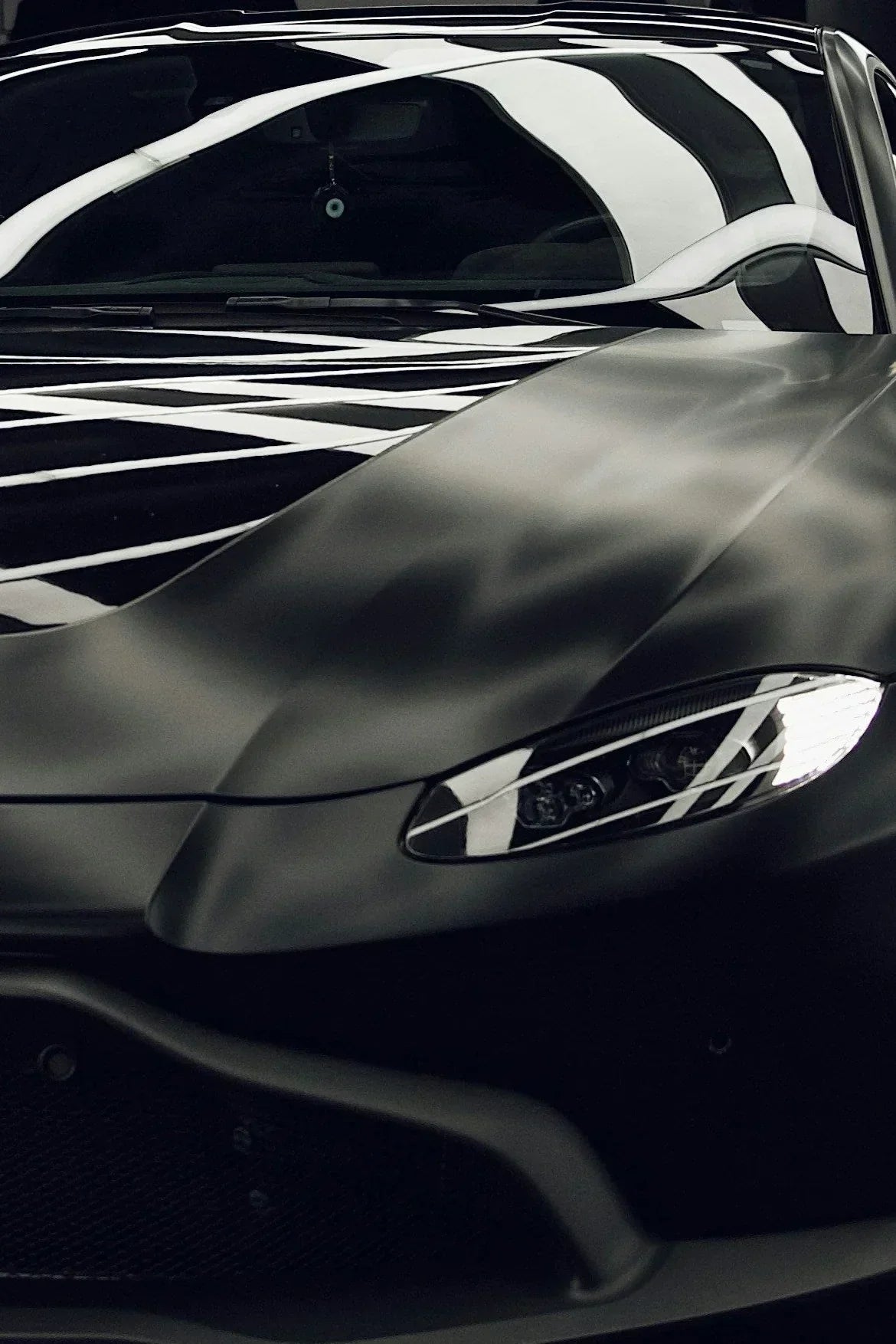 How do you properly clean and maintain matte paint?