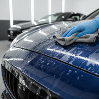 How do you properly care for a paint protection film?