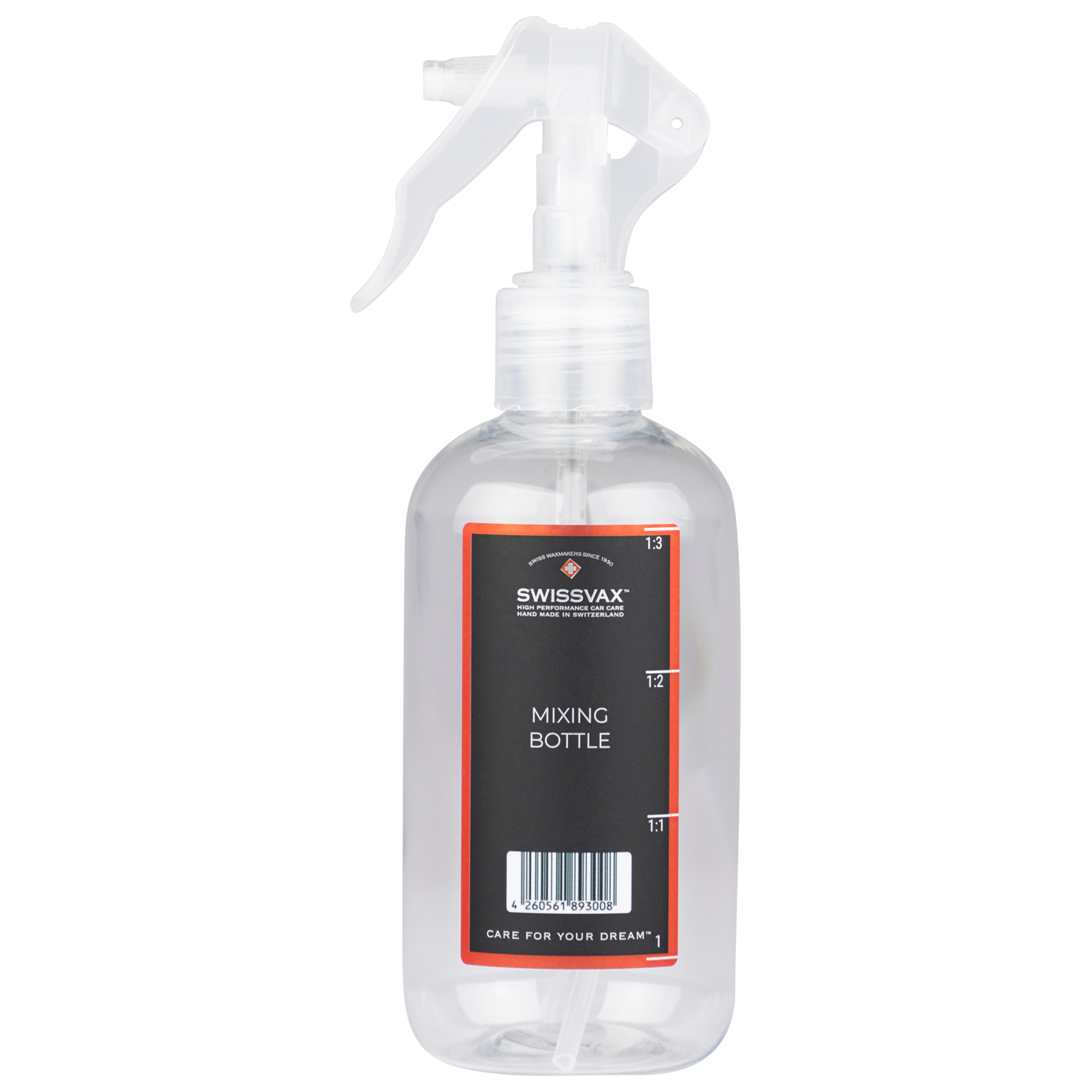 GARRAFA DE MISTURA Garrafa de 250 ml com marcas de mistura